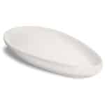 GOURMET PORCELAIN DEARDROP PLATE 29X16.5X3.5CM GTSA