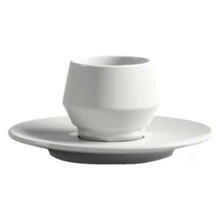 PRESTIGE PORCELAIN LUNIK SAUCER 14.5CM MAT WHITE GTSA