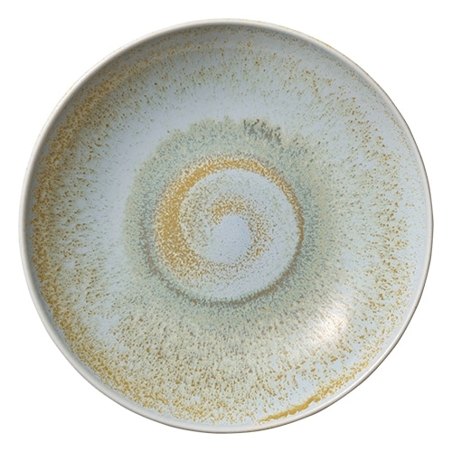 CRO-HAS-011323-000100.jpg VITRIFIED PORCELAIN COUP PLATE DEEP ROUNG 23CM BREEZE HEART SOUL by BAUSCHER GERMANY - Image 1