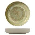 BY ORDER VITRIFIED PORCELAIN PLATE DEEP FLAT HIGH RIM 21CM THYME HEART SOUL by BAUSCHER GERMANY