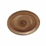 VITRIFIED PORCELAIN OVAL 31X24CM AVOCADO HEART  SOUL by BAUSCHER GERMANY