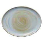 VITRIFIED PORCELAIN OVAL PLATTER 36x28CM BREEZE HEART SOUL by BAUSCHER GERMANY