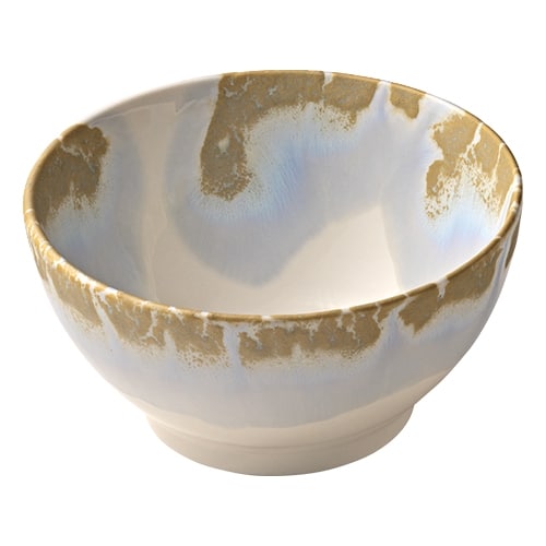 CRO-HAS-015714-000100.jpg VITRIFIED PORCELAIN BOWL ROUND 14CM BREEZE HEART SOUL by BAUSCHER GERMANY - Image 1