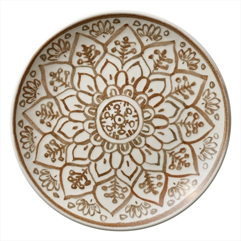 CRO-HAS-031225-000402.jpg BY ORDER SOULMATE SIENNA PORCELAIN COUP PLATE FLAT 25CM HEART SOUL by BAUSCHER GERMANY - Image 1