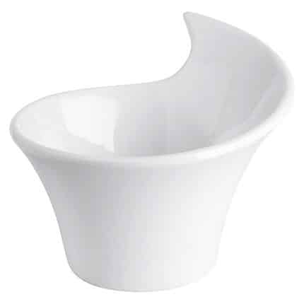MELAMINE BOWL WHITE 8.5X7X6 PADERNO ITALY