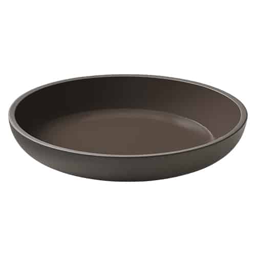 CRO-PLA-701132691000761.jpg RENEW TAUPE DEEP PLATE ROUND COUPE 26CM PLAYGROUND - Image 1