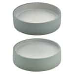 BY ORDER ARTISAN GREY WHITE 2IN1 PLATE FLAT DEEP 16CM PLAYGROUND