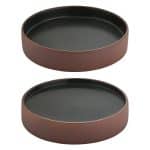 BY ORDER ARTISAN BROWN BLACK 2IN1 PLADE DEEP 21CM PLAYGROUND