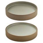 BY ORDER ARTISAN BEIGE GREY 2IN1 PLATE FLAT DEEP 24CM PLAYGROUND