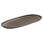 RENEW TAUPE PLATTER OVAL 35X15CM PLAYGROUND