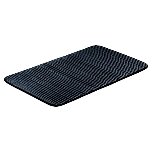 CRO-PLA-701218091021090.jpg NARA BLACK RELIEF PLATTER RECTANGULAR 30X18CM PLAYGROUND - Image 1