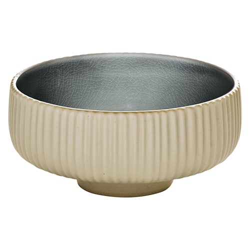 CRO-PLA-701316291016151.jpg NARA GREY RELIEF BOWL 12CM PLAYGROUND - Image 1