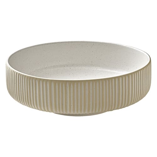 CRO-PLA-701317191000582.jpg BY ORDER NARA WHITE BOWL HIGH RIM RELIEF 21CM PLAYGROUND - Image 1