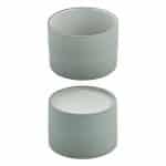 ARTISAN GREY WHITE 2IN1 BOWL 10CM PLAYGROUND