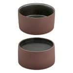 BY ORDER ARTISAN BROWN BLACK 2IN1 BOWL 16CM  PLAYGROUND