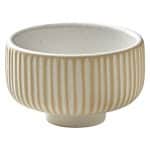 BY ORDER NARA WHITE RELIEF DIP DISH ROUND 8CM PLAYGROUND