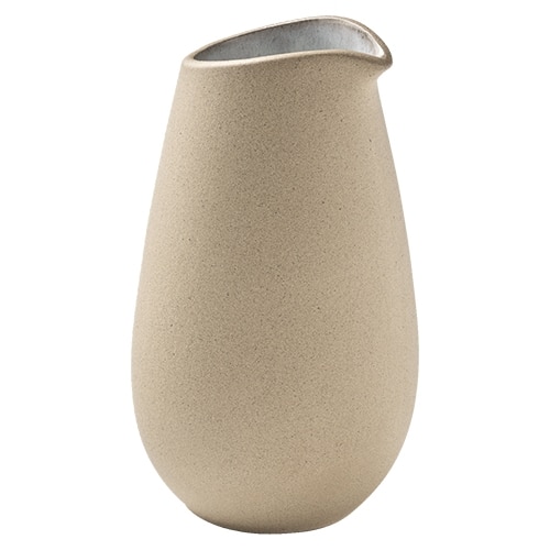 CRO-PLA-701460091001393.jpg ECO GRES WHITE CREAMER POT WITHOUT HANDLE 25CL PLAYGROUND - Image 1