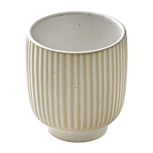 CRO-PLA-701545191000582.jpg BY ORDER NARA WHITE RELIEF ESPRESSO CUP 10CLPLAYGROUND - Image 1