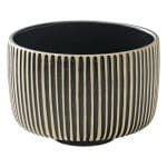 BY ORDER NARA BLACK AND WHITE RELIEF MUG LOW 30CL PLAYGROUND