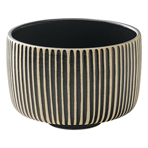 CRO-PLA-701545291000628.jpg BY ORDER NARA BLACK AND WHITE RELIEF MUG LOW 30CL PLAYGROUND - Image 1