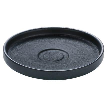 NARA BLACK SAUCER 15CM PLAYGROUND