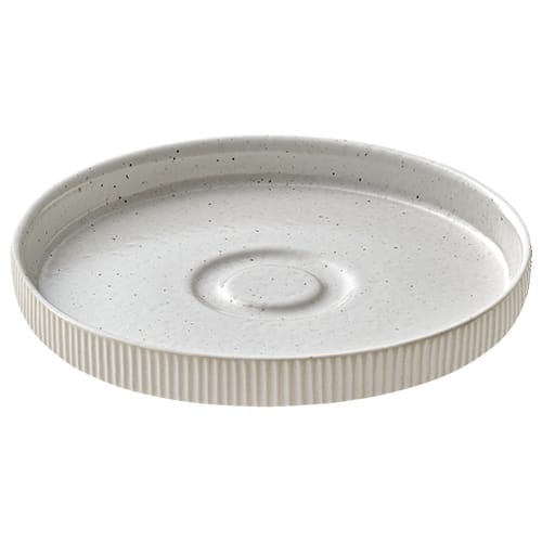 CRO-PLA-701695091000582.jpg BY ORDER NARA WHITE SAUCER RELIEF 15CM PLAYGROUND - Image 1