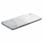 BY ORDER MARBLE PLATTER RECTANGULAR WHITE 18X9CM PLAYGROUND