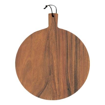 SERVINGBOARD ROUND WITH HANDLE 35CM PLAYGROUND