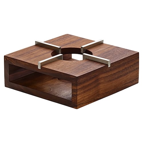 CRO-PLA-742790091000000.jpg WARMER WALNUT 14X14X5.5CM PLAYGROUND - Image 1