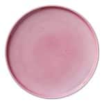 BY ORDER SHIRO PLAIN PLATE FLAT COUPE 28CM PINK SPLASH SCHONWALD GERMANY