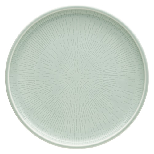 CRO-SCH-251271B.jpg SHIRO GLAZE FROST STRUCTURE PLATE FLAT COUPE 21CM SCHONWALD GERMANY - Image 1