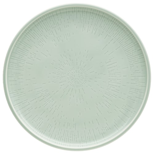 CRO-SCH-251274B.jpg BY ORDER SHIRO GLAZE FROST STRUCTURE PLATE FLAT COUPE 24CM SCHONWALD GERMANY - Image 1