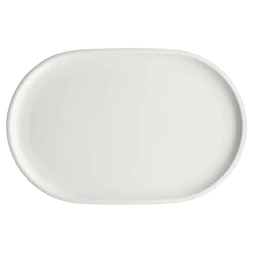 CRO-SCH-252230.jpg BY ORDER SHIRO OVAL PLATTER COUPE 30X19.4CM SCHONWALD GERMANY - Image 1