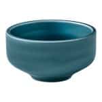 SHIRO GLAZE COMPANION PETROL BLUE BOWL ROUND 11X6CM SCHONWALD GERMANY