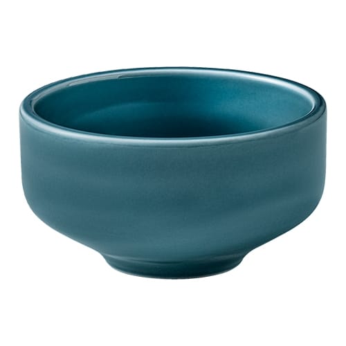 CRO-SCH-255433E.jpg SHIRO GLAZE COMPANION PETROL BLUE BOWL ROUND 11X6CM SCHONWALD GERMANY - Image 1