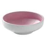 BY ORDER SHIRO PLAIN BOWL ROUND 19CM PINK SPLASH SCHONWALD GERMANY