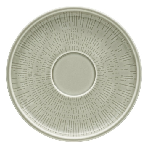 CRO-SCH-256970A.jpg BY ORDER SHIRO GLAZE STEAM STRUCRURE SAUCER 17CM SCHONWALD GERMANY - Image 1