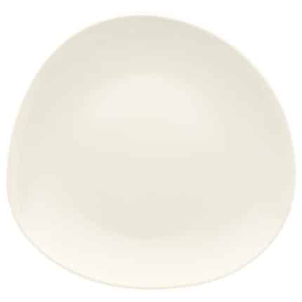 BY ORDER WELLCOME DURACREAM FLAT ASYMMETRIC COUPE FLAT PLATE 12CM SCHONWALD