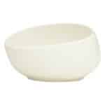 BY ORDER DECOR POTTERY UNIQUE DARKGREY WELLCOME BOWL ASYMMETRIC 13X6.6CM SCHONWALD GERMANY