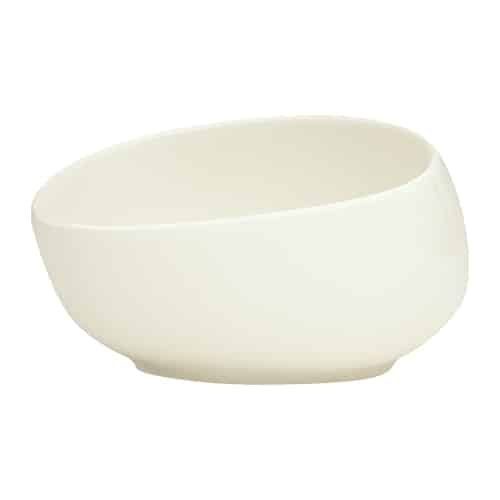 CRO-SCH-383163.jpg WELLCOME DURACREAM BOWL ASYMMETRIC 13X6.6CM SCHONWALD GERMANY - Image 1