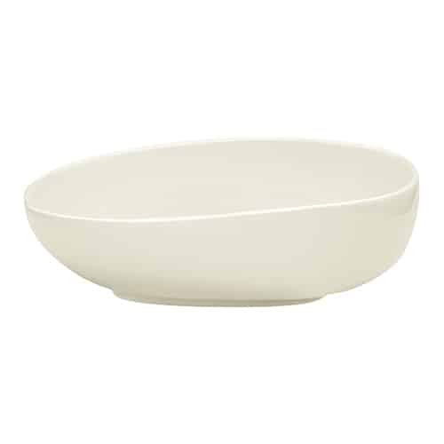 CRO-SCH-383180.jpg WELLCOME DURACREAM SALAD DISH ASYMMETRIC 30X10CM SCHONWALD GERMANY - Image 1