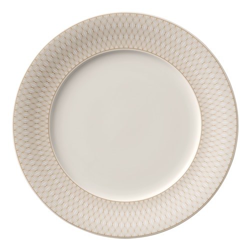 CRO-SCH-820021-63158.jpg BY ORDER DELIGHT NOBLE NATURE INFUSED SOUL PLATE FLAT ROUND WITH RIM 21.5CM SCHONWALD GERMANY - Image 1
