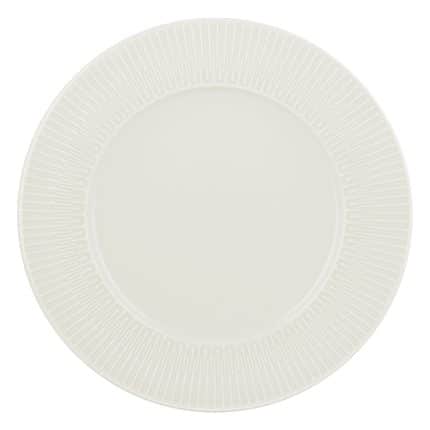 BY ORDER VIBES NOBLE PORCELAIN PLATE FLAT ROUND WITH RIM RELIEF 21CM SCHONWALD GERMANY