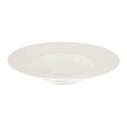 BY ORDER VIBES NOBLE PORCELAIN PLATE DEEP ROUND WITH RIM RELIEF 20CM SCHONWALD GERMANY