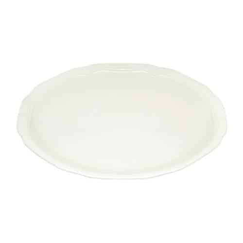 CRO-SCH-861276.jpg BY ORDER CREATE NOBLE PORCELAIN EMBOSSED COUPE FLAT PLATE 26CM SCHONWALD GERMANY - Image 1