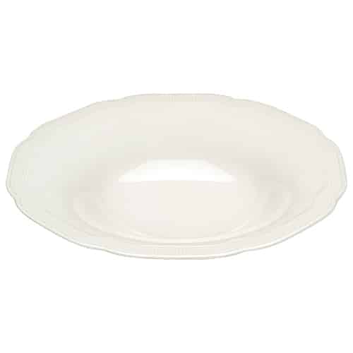 CRO-SCH-861374.jpg BY ORDER CREATE NOBLE PORCELAIN EMBOSSED DEEP PLATE COUPE 24CM SCHONWALD GERMANY - Image 1