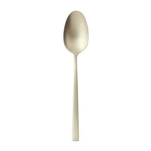 CUT-ART-62111P01.jpg CREAM ANTIQUE PVD CHAMPAGNE TABLE SPOON 1PC INOX 18-10 ARTHUR-KRUPP SAMBONET ITALY - Image 1