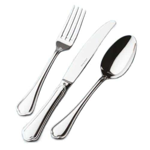 CUT-ART-62618-45.jpg BY ORDER VERSAILLES SERVING FORK SPOON SLOTTED S/S 18/10 ARTHUR KRUPP ITALY - Image 1