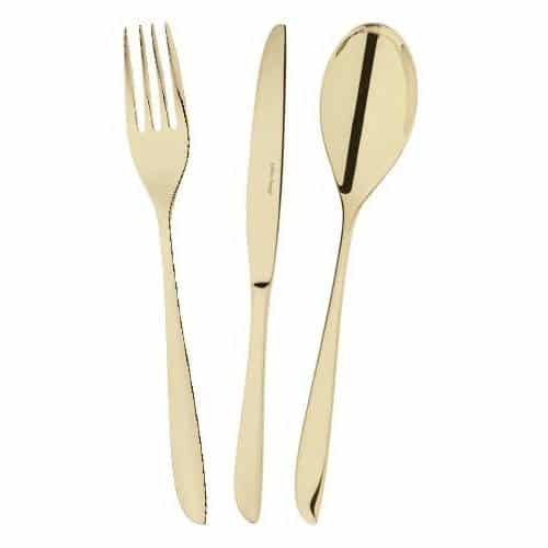 CUT-ART-62821P36.jpg FEEL PVD CHAMPAGNE TEA SPOON 1PC INOX 18-10 ARTHUR-KRUPP SAMBONET ITALY - Image 1