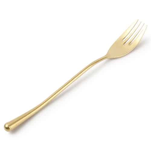 CUT-F2D-614031.jpg REVIVE TABLE FORK GOLD MATTE 18-10 6PCS SET F2D - Image 1
